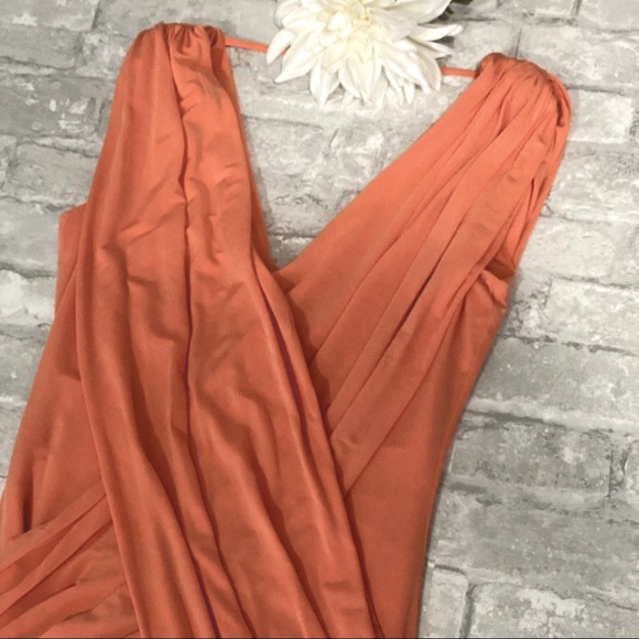 SOLD | 🔥SALE🔥 BCBGMaxAzria Alondra Melon Bodycon Mini Dress - Picture 13 of 16